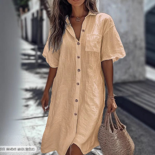 Ivy Bennett | Button-Front Summer Dress For Women