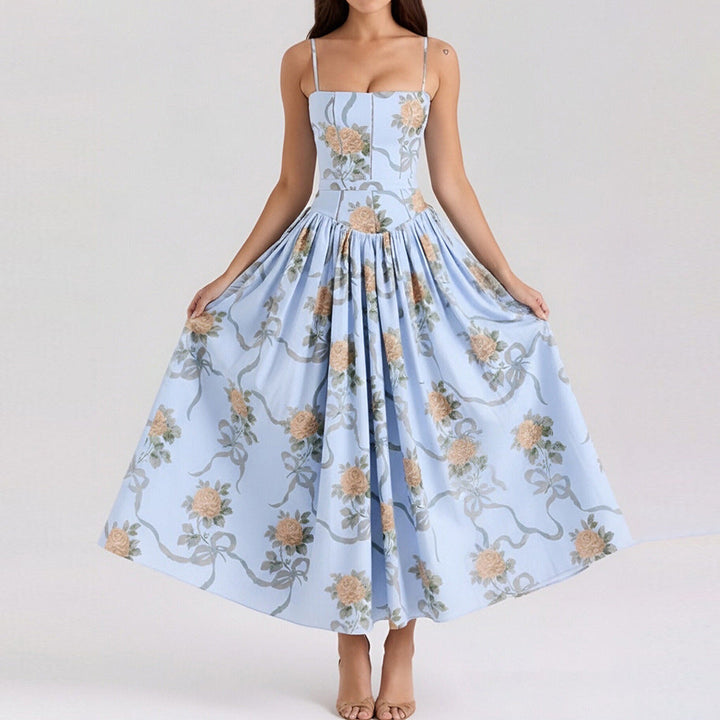 Phoebe Hughes | Floral Print Maxi Dress For Women