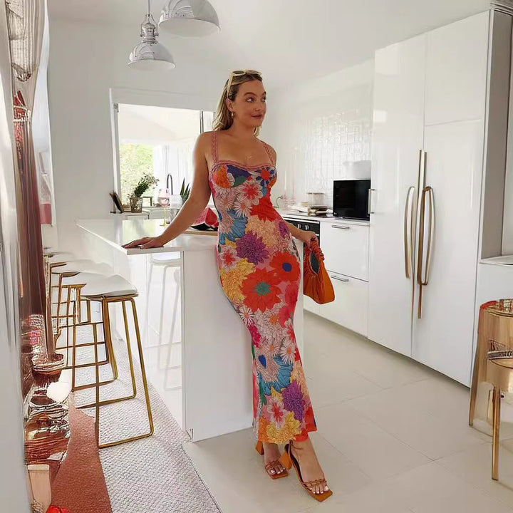 Sarah Dunn | Floral Print Races Dress For Women