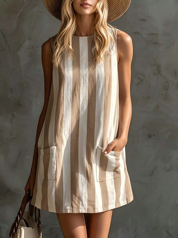 Chloe Anderson | Striped Summer Dress For Women