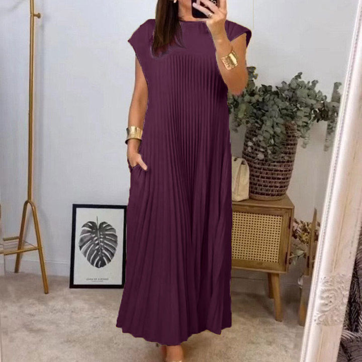 Hannah Parker | Pleated Maxi Dress For Women