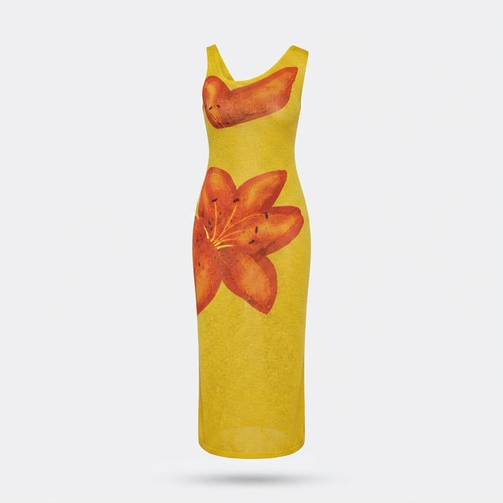 Florence Carter | Floral Fishtail Maxi Dress For Women