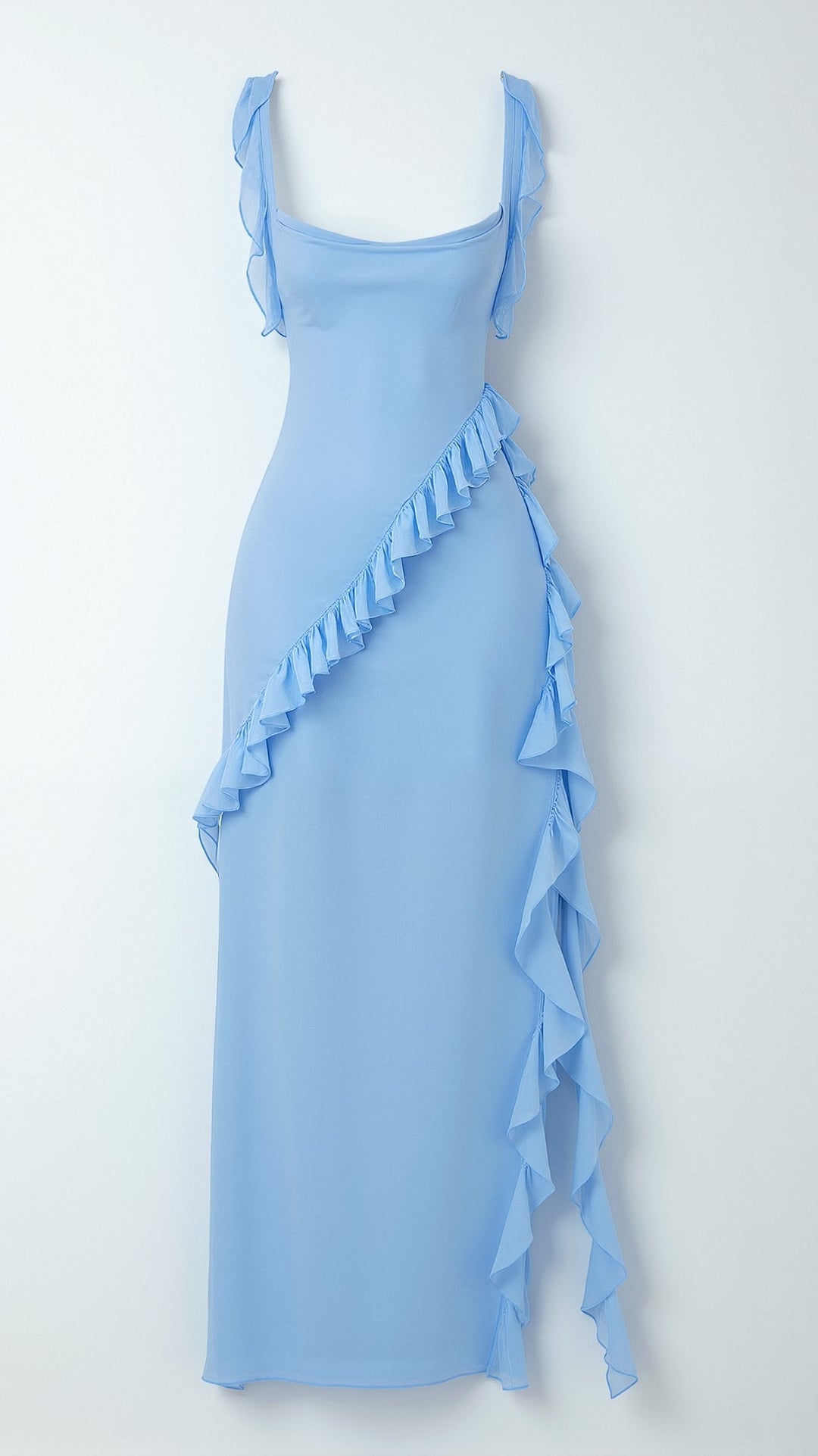 Elavira | Elegant Maxi Dress with Ruffles