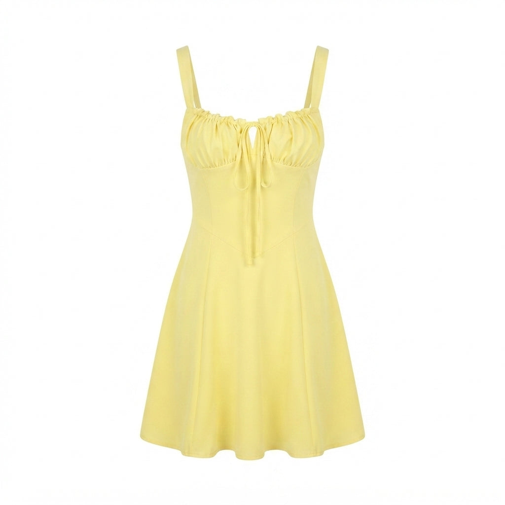 Tara Stewart | Lace-Up Mini Summer Dress For Women